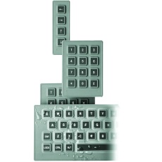 【70120203】SWITCH  KEYPAD  3X4  50mA  24V  RUBBER