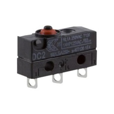 【DC2C-A1AA】MICROSWITCH  BUTTON  SPDT  10.1A  250V
