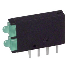 【571-0122F】LED PCB 2MM BI GRN-GRN