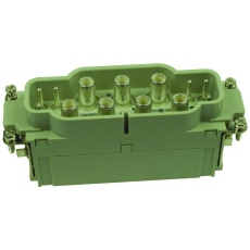 【09380122651】RECTANGULAR HAN INSERT PLUG 6/6 POSITION SCREW