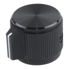 【KPN700B1/4】STRAIGHT KNURLED POINTER KNOB 6.38MM