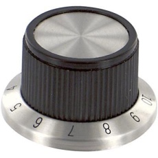 【PKD70B101/4】STRAIGHT KNURLED SKIRT KNOB 6.35MM
