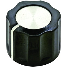 【PKE60B1/4】FLUTED KNOB WITH LINE INDICATOR 6.35MM