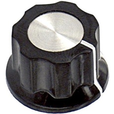 【PKES60B1/8】FLUTED KNOB WITH LINE INDICATOR 3.175MM