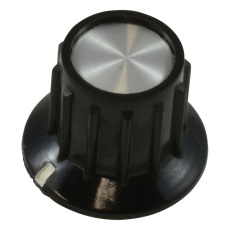【PKA50B1/4】RIBBED KNOB WITH LINE INDICATOR 6.35MM