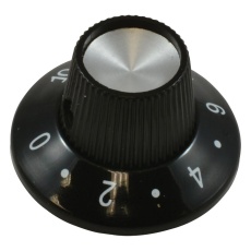 【PKS1103B101/4】STRAIGHT KNURLED SKIRT KNOB 6.35MM