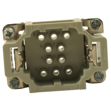 【09320103001】RECTANGULAR HAN INSERT PLUG 10 POSITION CRIMP