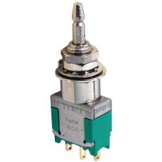 【MPA106F】PUSHBUTTON SWITCH SPDT 6A 125VAC SOLDER LUG
