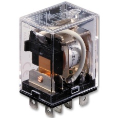 【LY2-DC48】バイパワーリレー LY DPDT DC48V プラグイン端子