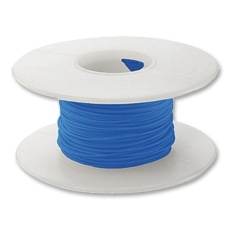 【R28B-0100】WIRE KYNAR 28AWG BLUE 30.5M