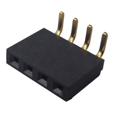 【SSW-104-02-G-S-RA】RECEPTACLE 2.54MM R/A SINGLE 4WAY