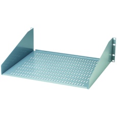 【SA-1749-BT】VENTILATED OPEN RACK SHELF 3U STEEL