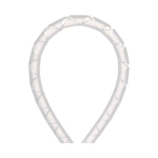 【T25F-C】SPIRAL WRAP PE NATURAL 0.25IN OD 100FT