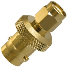 【4290】ADAPTOR SMA PLUG BNC JACK 50OHM
