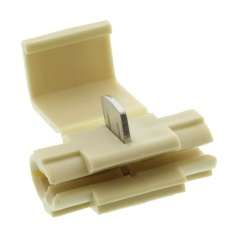 【564-BULK】TERMINAL WIRE TAP/SPLICE CRIMP WHITE