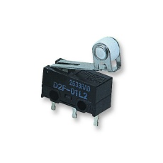 【D2F-01L3-D3】MICROSWITCH 0.1A SLIM ROLLER