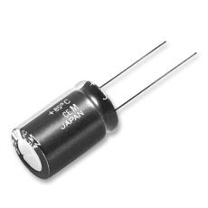 【ECA1EM470】リード形アルミ電解コンデンサー 47μF 25V