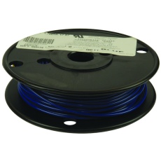 【C2065A.12.07】HOOK UP WIRE 100FT 16AWG TIN-COPPER BLUE