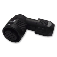 【HR34B-12WLPE-10S】PLUG SOCKET CNTS R/A IP67 10WAY