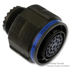【D38999/26WC98SN】CIRCULAR CONNECTOR STRAIGHT PLUG SIZE C98 10 POSITION CABLE