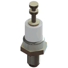 【11351】TERMINAL TURRET #4-40 THREAD WHITE