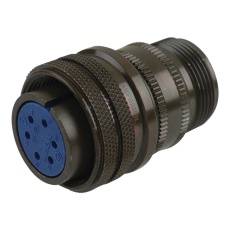 【97-3106A-18-12S】CIRCULAR CONNECTOR PLUG SIZE 18 6 POSITION CABLE