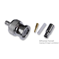 【031-242-RFX】RF/COAXIAL BNC PLUG STRAIGHT 50 OHM CRIMP