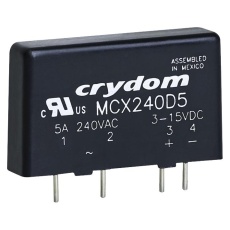 【MCX240D5】SSR SIP 280VAC/5A 3-15VDC IN ZC