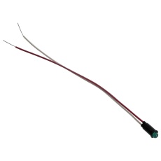 【5102H5-5V】PANEL MOUNT INDICATOR LED 6.35MM GREEN 5V