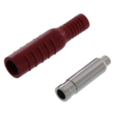 【5168-2】BANANA JACK 15A CRIMP/SOLDER RED