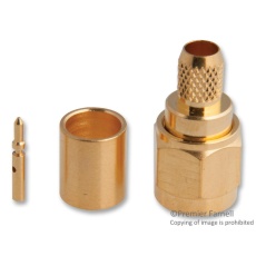 【142-0407-011】RF/COAXIAL SMA PLUG STR 50 OHM CRIMP/SLDR