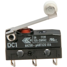 【DC1C-A1RB】MICROSWITCH ROLLER LEVER SPDT 5A 250V