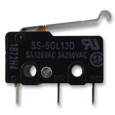 【SS-5GL13D】MICROSWITCH 5A SIM ROLLER SPDT PCB