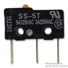 【SS-5T】MICROSWITCH SPDT PIN 125VAC 5A