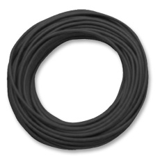 【6733-0】Test Lead Wire Silicone 18 AWG 50 Feet (15.2 Meters) Length Black