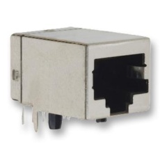 【5558342-1】MODULAR JACK RJ45 CAT5E R/A THT