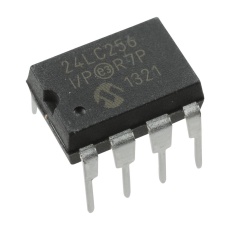 【24LC256-I/P】IC EEPROM 256KBIT SERIAL 400KHZ DIP-8