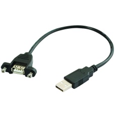 【908】COMPUTER CABLE USB A PLUG TO A RCPT 10.2inch