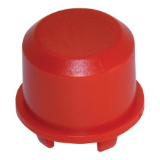 【1DS08】CAP SWITCH ROUND 9.6MM RED