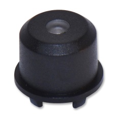 【1ES091】CAP SWITCH BLK 9.6MM SMALL LENS