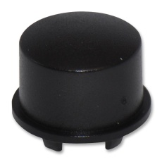 【1US09】CAP ROUND 10.6MM CONVEX BLACK