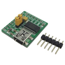 【MIKROE-483】ADD-ON-BOARD USB-UART 6X1 W/CONN