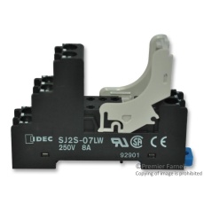 【SJ2S-07LW】SOCKET RELAY 8PIN 8A 250V