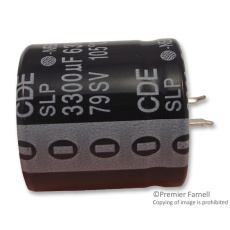 【SLP332M063E3P3】CAP 3300μF 63V ALU ELEC SNAP IN
