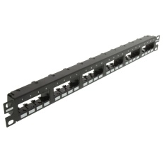 【CPP24FMWBLY】CONNECTOR MOD PATCH PANEL 24PORT 1U
