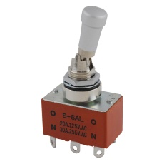 【S6AL】SWITCH  TOGGLE  DPDT  20A  125VAC