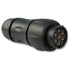 【UTS1JC128S】CONNECTOR CIRCULAR RCPT 8POS CABLE
