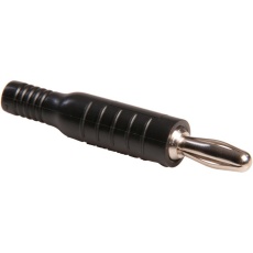 【5169-0】BANANA PLUG 15A CRIMP/SOLDER BLACK
