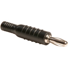 【5170-0】BANANA PLUG 15A CRIMP/SOLDER BLACK
