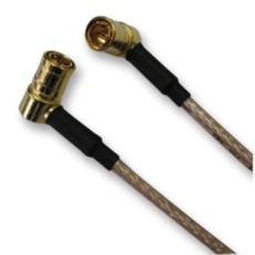 【145104-01-M0.50】COAXIAL CABLE RG316/U SMB PLUG 0.5M